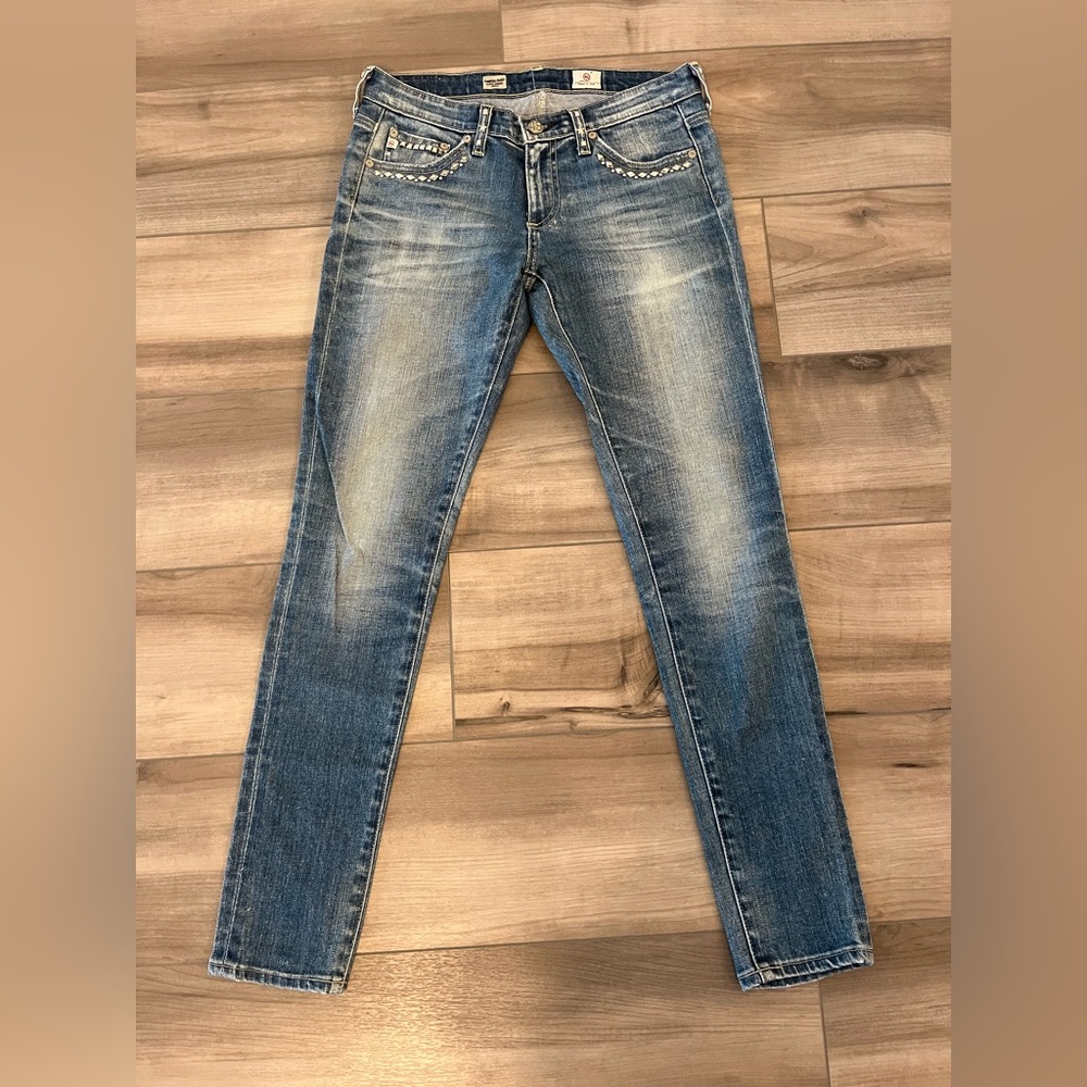 AG Adriano Goldschmied Legging Ankle Super Skinny Jeans Size 26R Made in USA